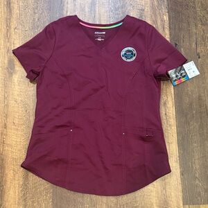 Scrubstar Ultimate Scrub Shirt Maroon NWT‎ (xs/s/m)